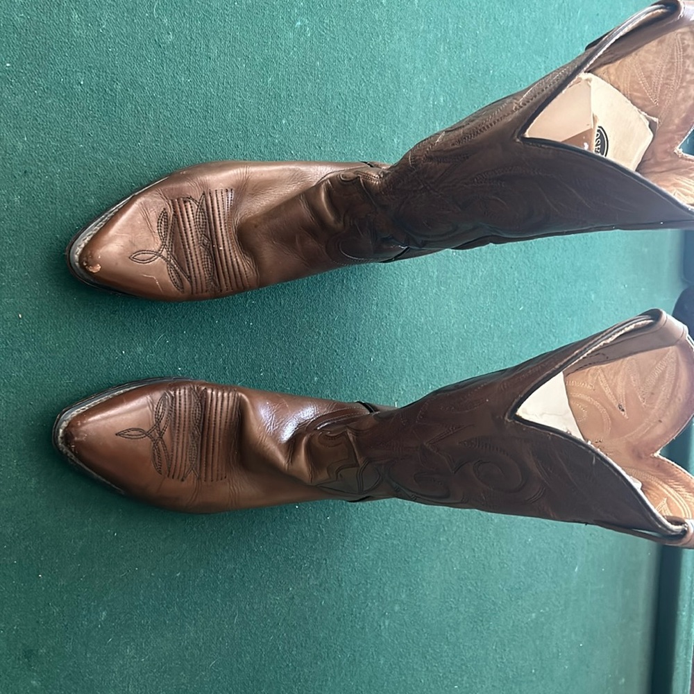 Good pair of leather cowboy boots
